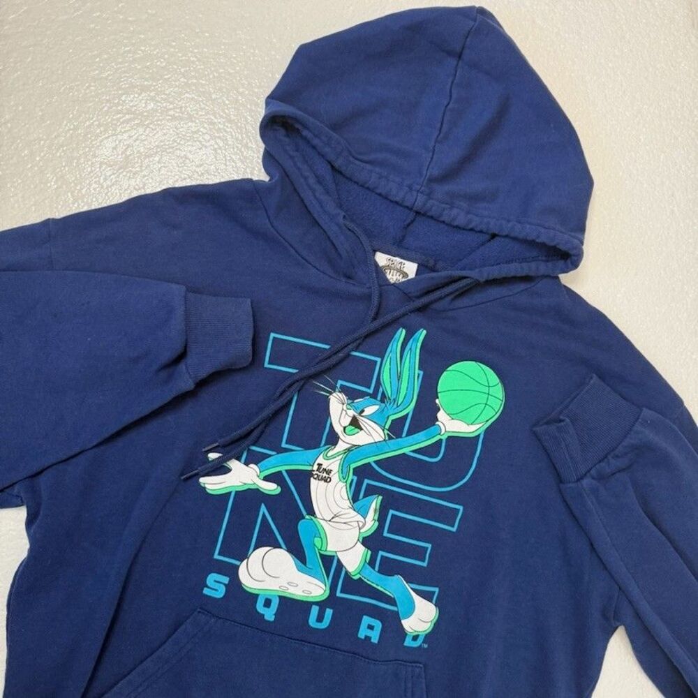 Space Jam Tune Squad Blue Hoodie The New Legacy Slam Down Size Medium